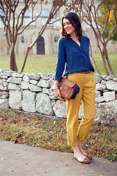 Popular Mustard Pants Outfit Ideas For Beautiful Women Like You