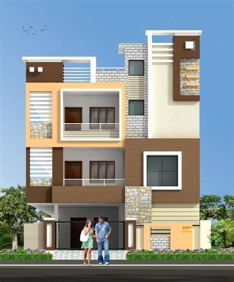Indian Modern House Designs Double Floor North Road Ff