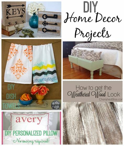 These tutorials will show you how to make some cute stuff, which are so easy to make and look so sweet. DIY Home Decor - Creative Connection Features - Making ...