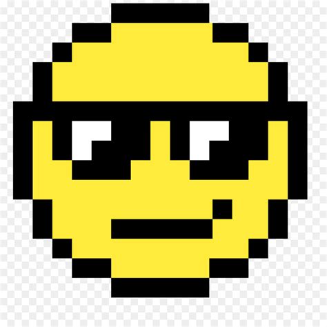 Poke Face Emoji Pixel Art