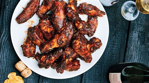 I place all the wings on the outer rim of the grate with my charcoal in the middle. Smoked Chicken Wings Recipe | Bon Appetit
