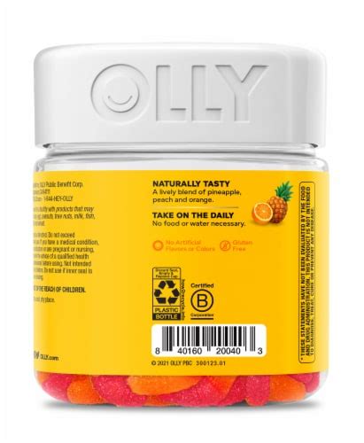 Olly® Hello Happy Gummy Worms Dietary Supplement 60 Ct Kroger