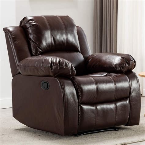 Maybe you would like to learn more about one of these? Bonzy Home Overstuffed Recliner Leather Heavy Duty Manual ...