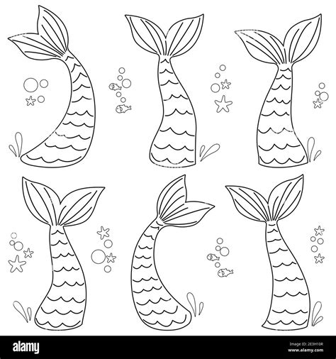 Mermaid Tails Cut Out Stock Images And Pictures Alamy