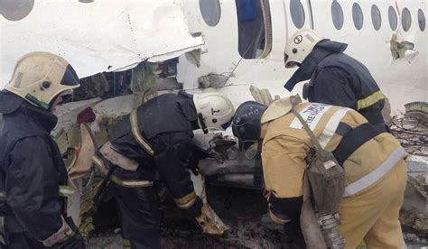 12 Killed Dozens Survive As Plane Crashes Into House In Kazakhstan