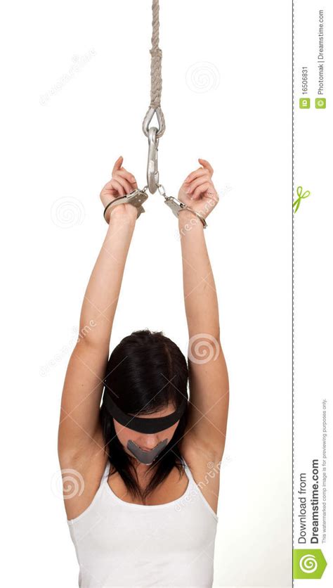 Kidnapped Young Woman Hostage Stock Image Image 16506831