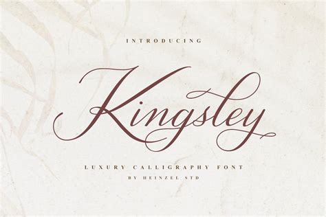 Kingsley Luxury Calligraphy Font Download Fonts