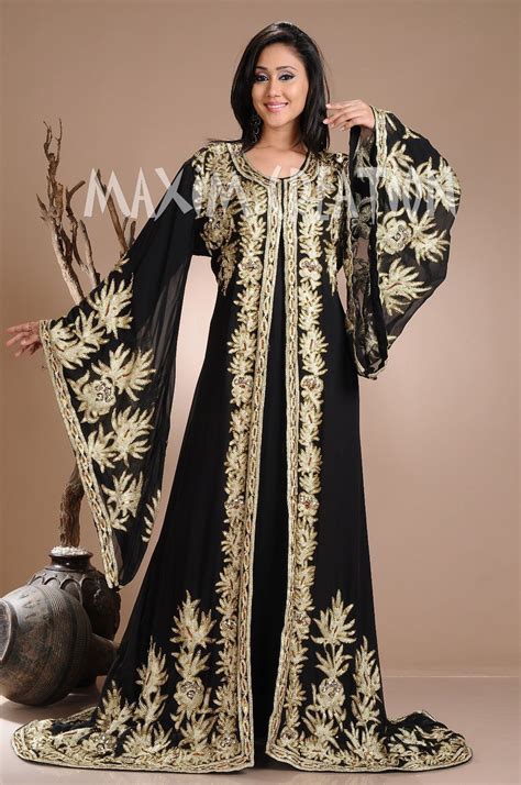 Moroccan Kaftan Dubai Fancy Jalabiya Arabic Dress Wedding Gown