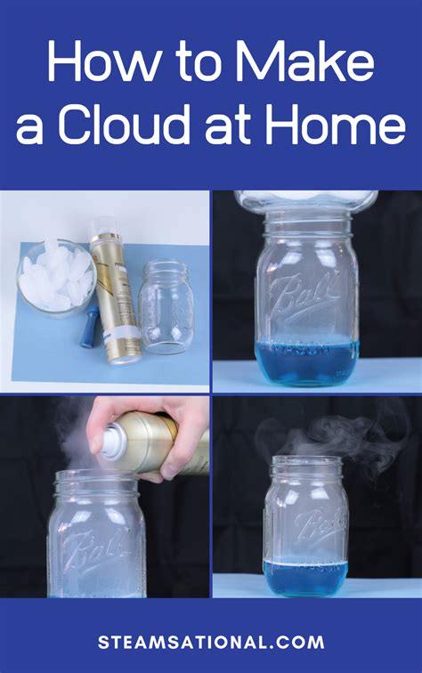 How To Make A Cloud In A Jar Cloud In A Jar Easy Science Experiments