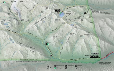 Mount Rainier Trail Map