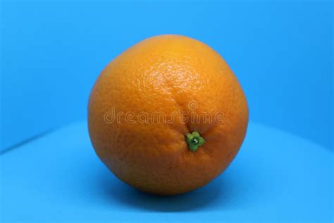 Orange Fruit On Blue Background Stock Photo Image Of Diet Oranges
