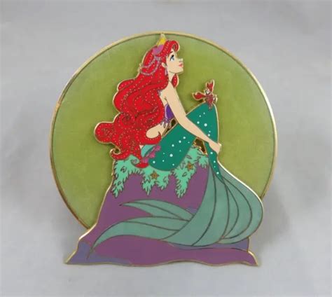 disney fantasy pin ariel with sebastian moonlit mermaid the little mermaid 40 00 picclick