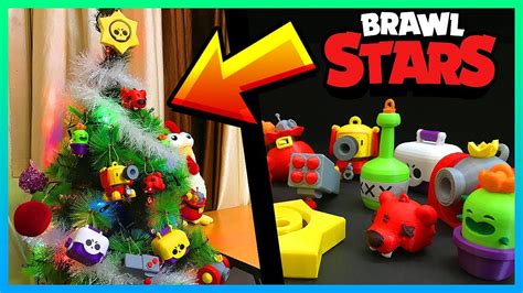 Игрушки бравл старс, brawl stars. 3D Printed Brawl Stars Christmas TREE! - Brawl Stars 3D ...