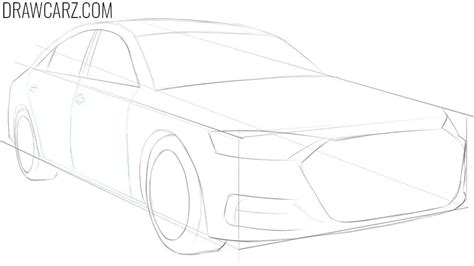 How To Draw A Car In Perspective
