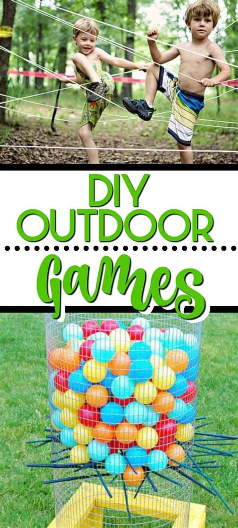 DIY Outdoor Game Ideas Outdoor Games For Prebabeers Fun Outdoor Activities Backyard Activities