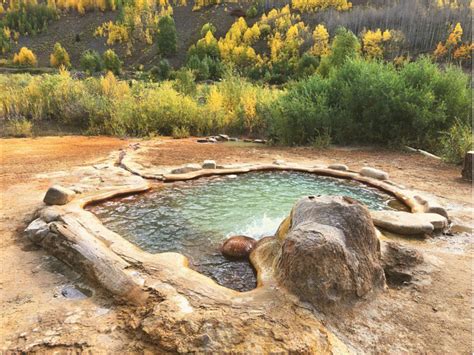 7 Natural Hot Springs In Colorado Map Colorado Crafted