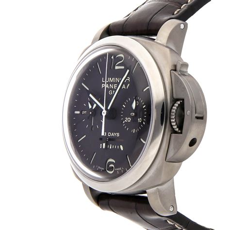 Panerai Luminor 1950 Monopulsante 8 Days Gmt Chronograph Manual Wind