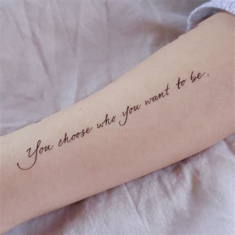 Encouraging Quote．choose Yourself Tattoo Tatuagem Inspiradora Frases