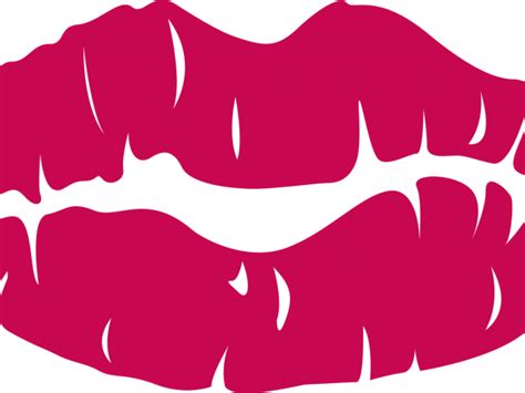 Kiss Clipart Kissable Lip Cartoon Lipstick With Lips Png Download