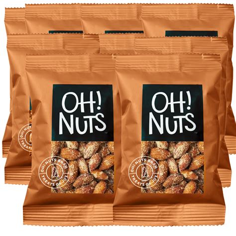 Hickory Smoked Almonds Snack Packs Single Serve Nuts Snack Packs