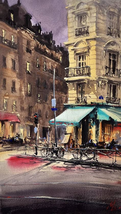 Mon Paris Painting By Anna Kataian Saatchi Art