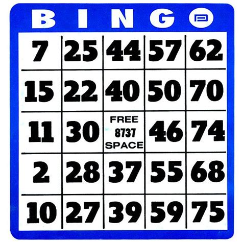 Create Customized Bingo Cards With Bingo Card Cliparts