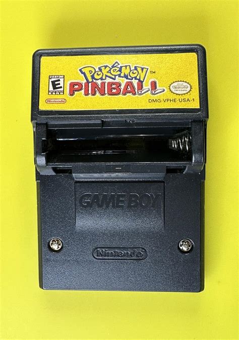 Pokemon Pinball Game Boy 1999 Authentic Does Not Boot Geekgearstore