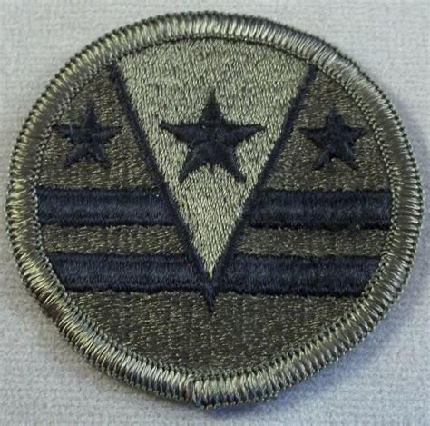 Us Army Subdued Patch 124th Army Reserve Command Merrowed Edge Ebay