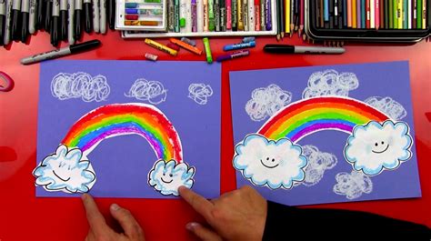 How To Draw A Rainbow For Young Artists Art For Kids Hub