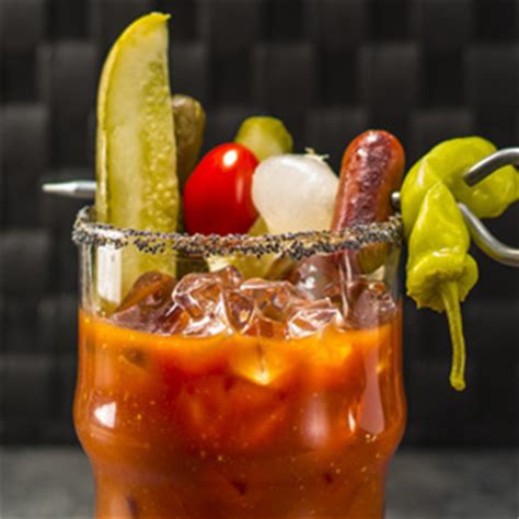 It'd be hard to find a bloody mary without one or two of these poking out of the glass. Chicago-Style American Bloody Mary cocktail recipe | V8 UK
