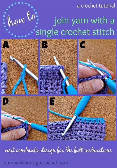 Learn How To Use The Single Crochet Stitch Joining Method Free