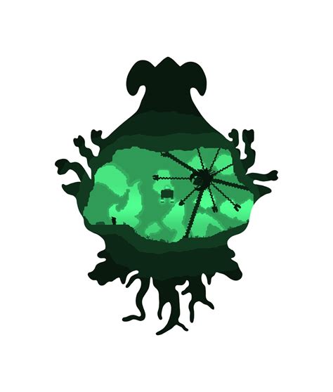 Terraria Plantera Digital Silhouette Piece Etsy