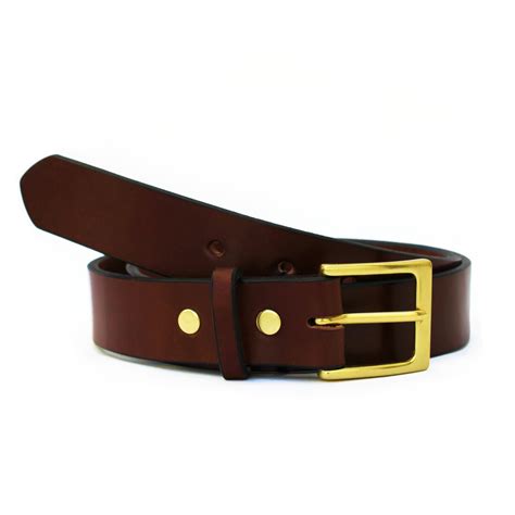 The Everyday Belt // Brown (30") - American Bench Craft & CuffStyle