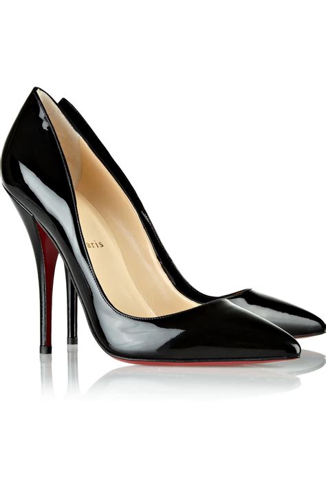 Christian Louboutin The Pigalle 120 Patent Leather Pumps In Black Lyst