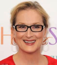 Meryl Streep Is Youthful In Vibrant Red And Fetching Glasses At The