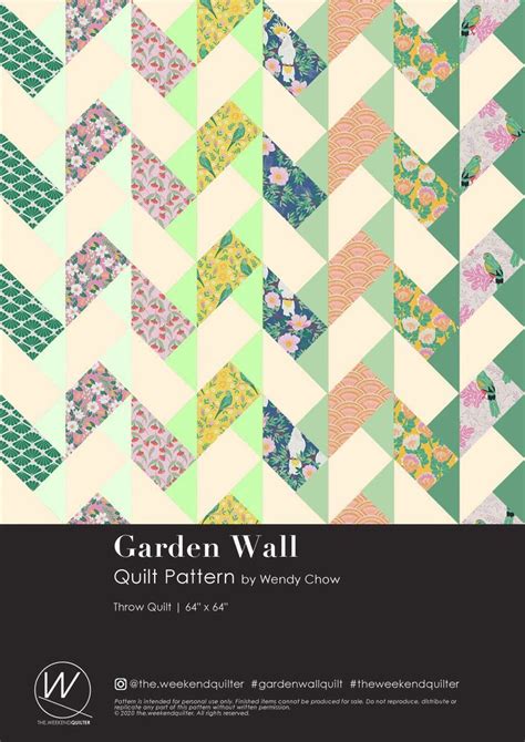 Paintbrush Studio Free Project Garden Wall Wall Quilt Patterns Wall