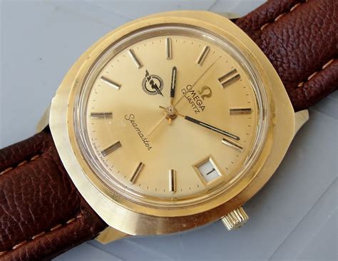 Vintage Omega Seamaster Quartz Gold Plated Mens Watch Nr Ebay
