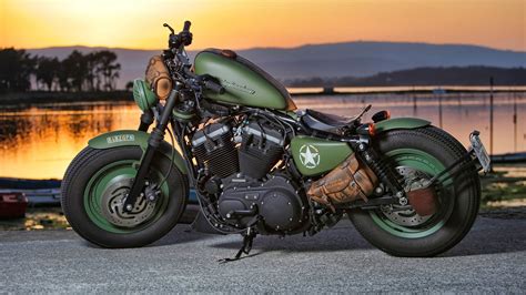 Green Harley Davidson 4k Hd Wallpapers Hd Wallpapers Id 31680