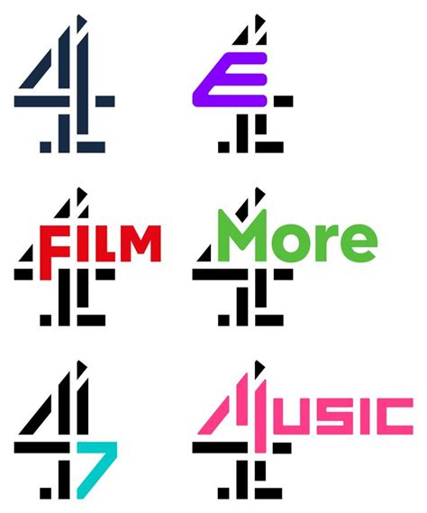 Brand New New Logos For All Channel 4 By 4creative And Manvsmachine