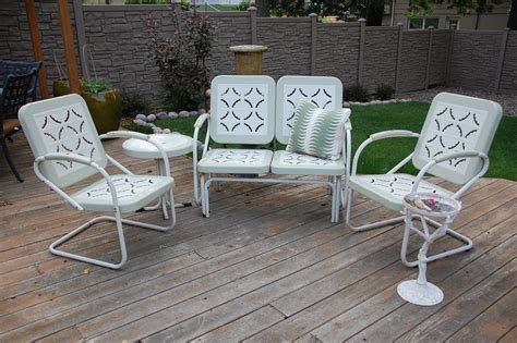 Sold and shipped by sunnydaze décor. Vintage Metal Garden Furniture Uk Unique Outdoor Round Corner Sofa L Bed With Storage ...