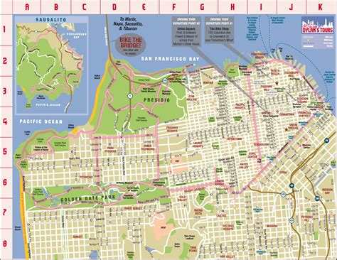 San Francisco Tourist Map Printable Printabletemplates