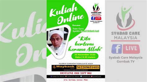 Live Kuliah Online Perdana Live Kuliah Online Perdana