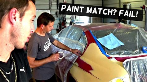 How To Blend Car Paint Clear Coat And Bad Paint Match Youtube