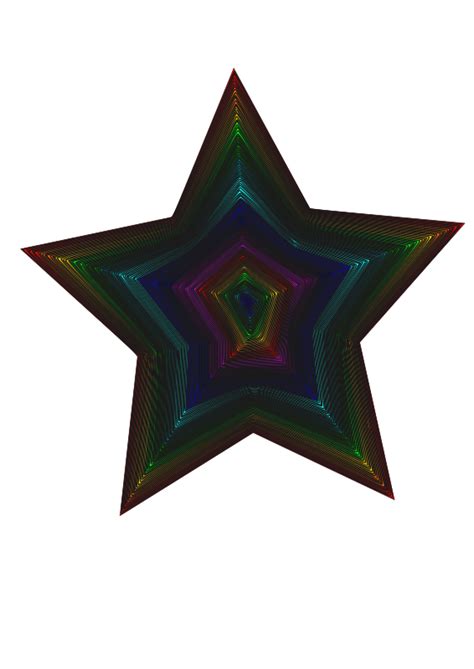 Colorful Star Openclipart