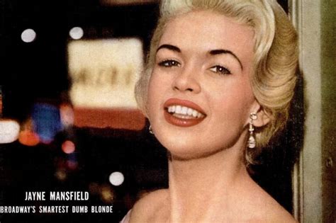 Jayne Mansfield Broadways Smartest Dumb Blonde 1956 Click Americana