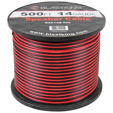 Blastking R2x14b 500 14 Awg 2 Conductor Speaker Cable 500 Ft