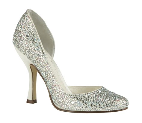 Everything But The Dress All Crystal Bridal Shoes By Benjamin Adams
