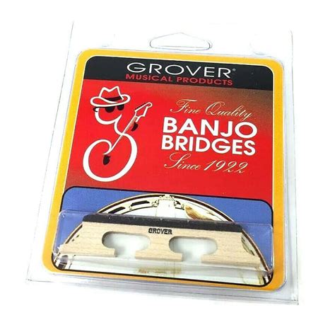Grover Minstrel™ 5 String Banjo Bridge 58 Tall Model 73 Reverb