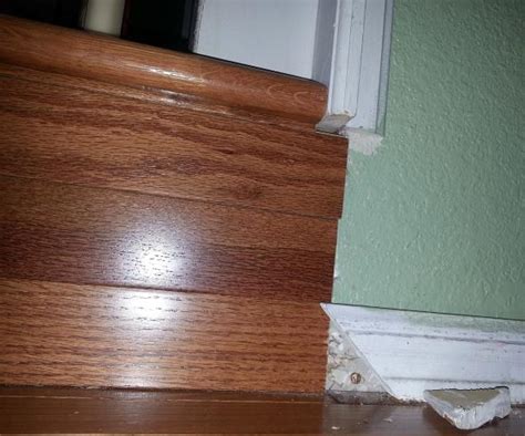 Select right colour wood putty close to the flooring type 3# clean away excess putty with wet cloth 4# using masking tape around the spot exposed the gaps 5# spray lacquer moderately about 6 inches away. Steps and nose hardwood -- easy to DIY? - DoItYourself.com Community Forums