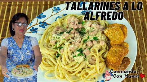 Cómo preparar Tallarines a lo Alfredo SUPER FÁCIL YouTube